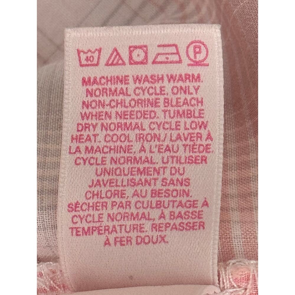 Victoria Secret long Sleeve Pink Plaid Sleepwear Shirt Womens Size M - Picture 4 of 7